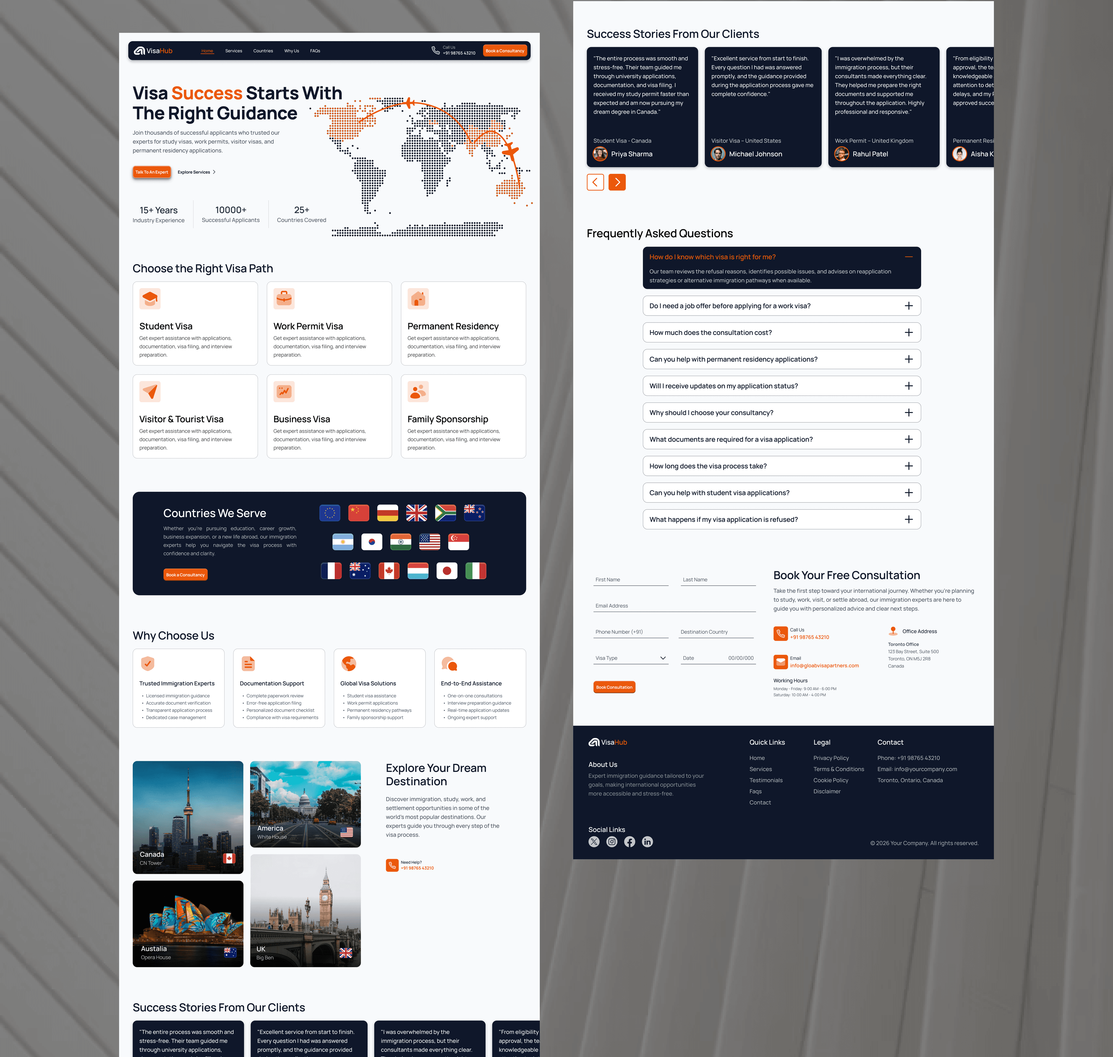 Landing page image
