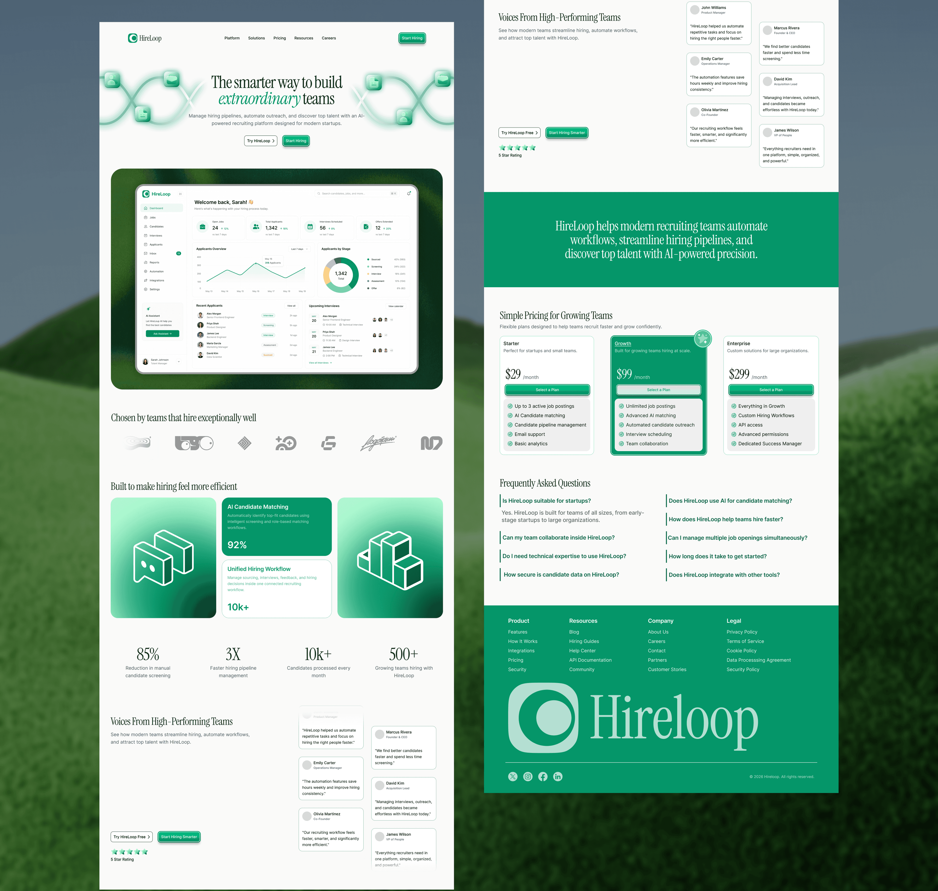 Landing page image