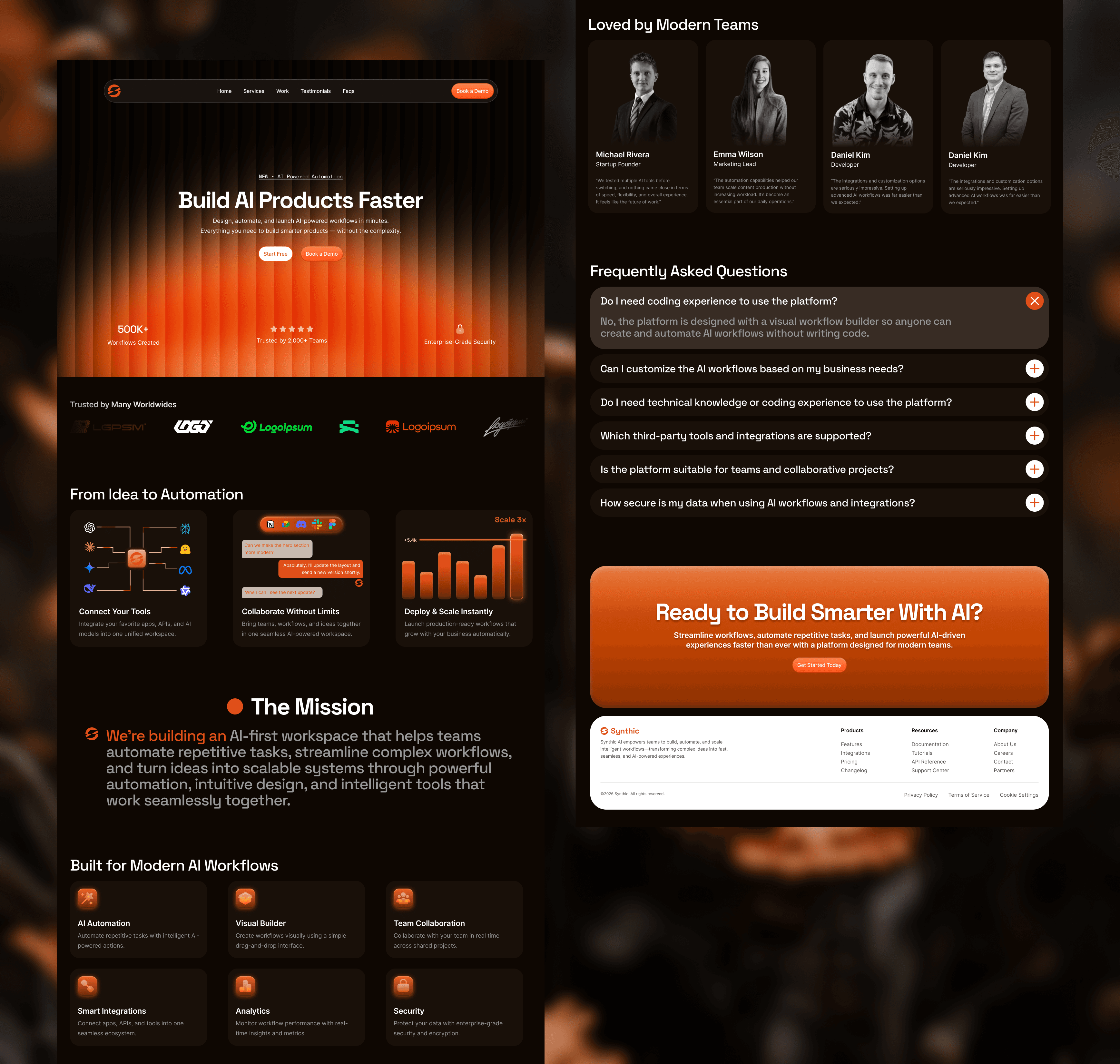 Landing page image